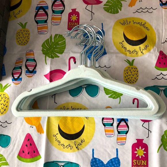 Marshalls Other Light Blue Velvet Kids Hangers Poshmark